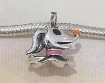 Ghost Dog Zero Dangle Charm: S925 Silver Charm for Bracelet,Necklace Pendant,Cartoon Character