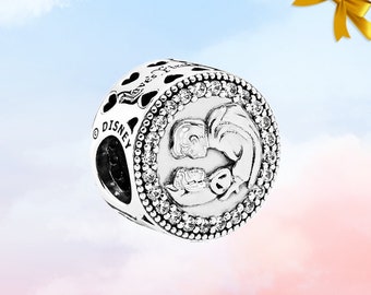 Schneewittchen Anhänger zum 80. Jahrestag • Neuer echter S925 Sterlingsilber-Anhänger für Pandora-Armband • Halsketten-Anhänger • Bestes Geschenk für Sie