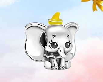 Dumbo Anhänger • Neue echte S925 Sterling Silber Charm für Pandora Armband • Halsketten-Anhänger • Geschenk für Sie