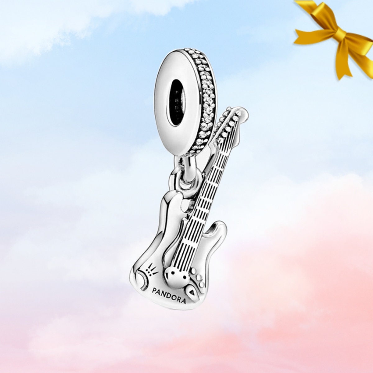 Pandora guitar hotsell charm