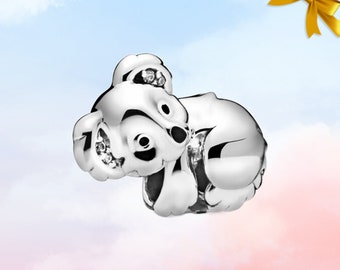 Koala Charm • Neuer echter S925 Sterling Silber Charm für Pandora Armband • Halskettenanhänger • Bestes Geschenk für Sie