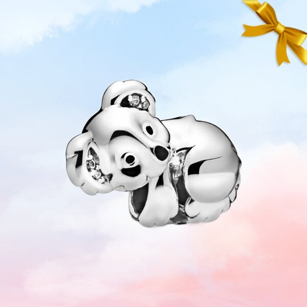 Koala Charm • New Genuine S925 Sterling Silver Charm for Pandora Bracelet • Necklace Pendant • Best Gift for Her