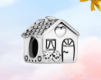 Little House Charm • New Genuine S925 Sterling Silver Charm for Pandora Bracelet • Necklace Pendant • Gift for Her