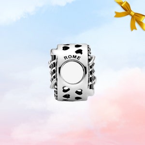 Dije colgante del Coliseo de Roma Nuevo dije auténtico de plata de ley S925 para pulsera Pandora Colgante de collar Regalo para ella Viene en una caja imagen 4