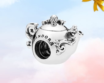 Theepot charme • Nieuwe echte S925 Sterling zilveren bedel voor Pandora armband • Ketting hanger • Beste cadeau voor haar