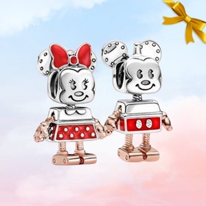 Disney Micky Maus and Minnie Maus Geschenk Charm
