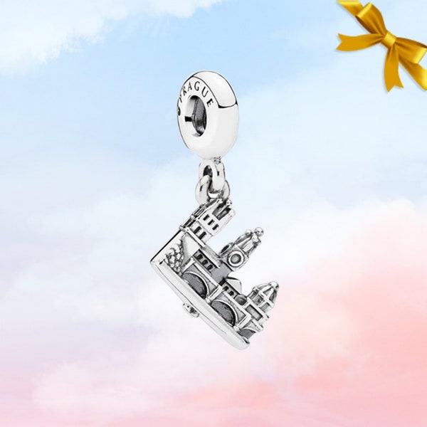 Charles Bridge Dangle Charm • New Genuine S925 Sterling Silver Charm for Pandora Bracelet • Necklace Pendant • Gift for Her • Come In a Box