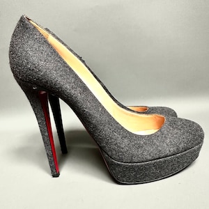 Christian Louboutin Gray Bianca 140 Size Eu 41