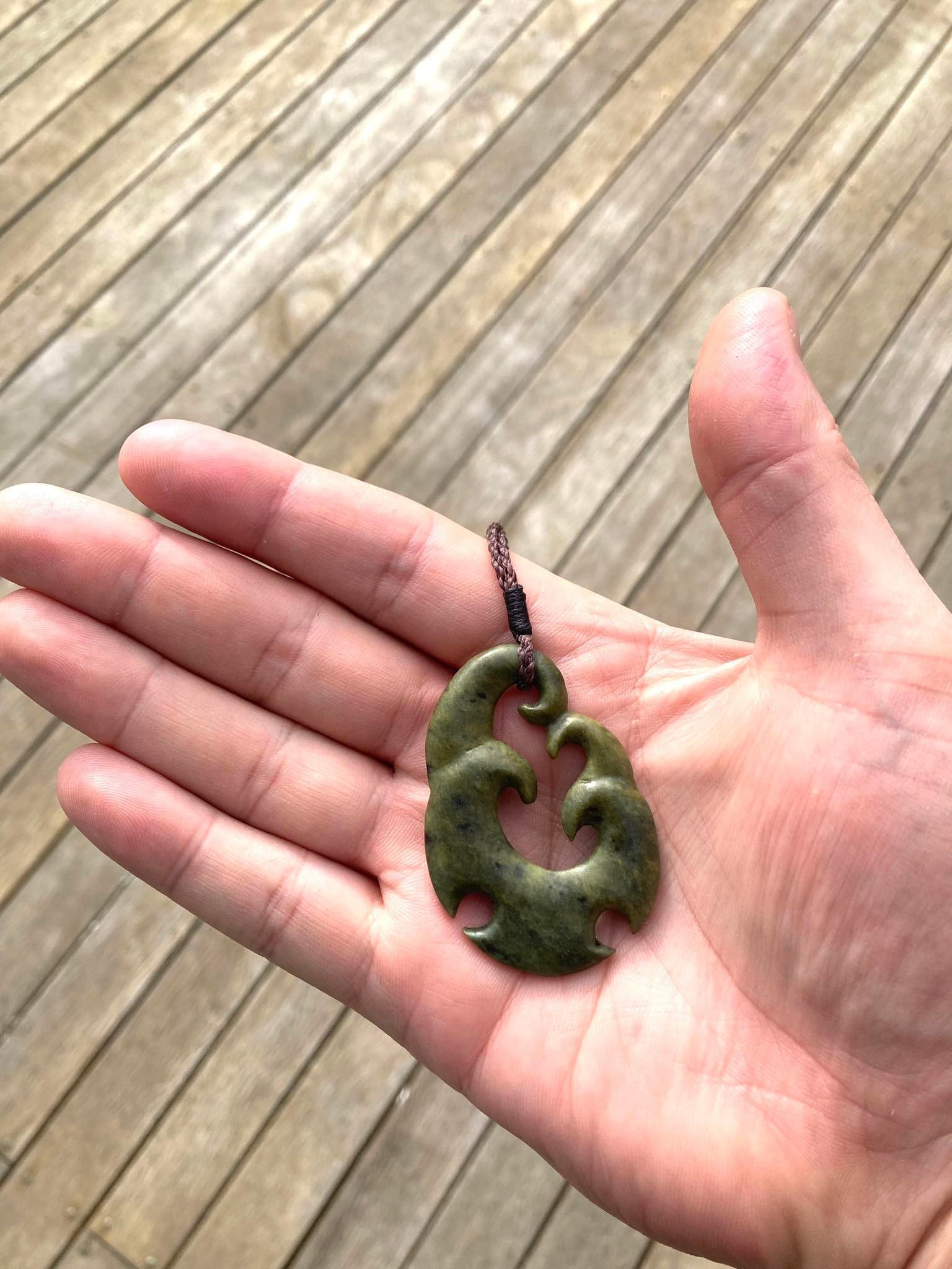 Bespoke New Zealand Pounamu Greenstone Necklace Etsy