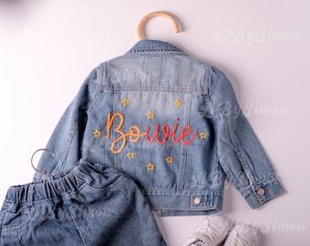 Adorable Custom Denim Jacket: Personalized Baby & Toddler Jean Jacket - Perfect for Baby Showers or Birthdays!