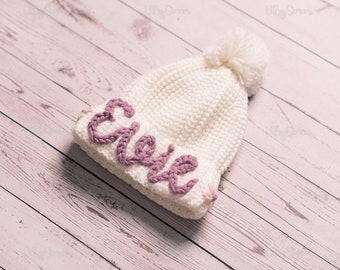 Kid's Winter Hat with Personalized Embroidery | Cozy Winter Hat for Babies and Toddlers | Gifts for Kids