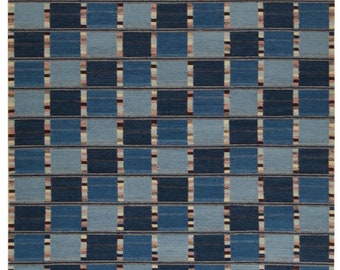 Swedish 9X12 Flat Weave carpet, blue rug, Custom size Rug, small Rug, Navy Blue rug, Handmade Rugs, Cotton and Wool Rug, customise all Size.