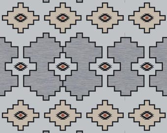 Ręcznie tkany szwedzki kilim: płaski splot z wełny i bawełny, nordycki design