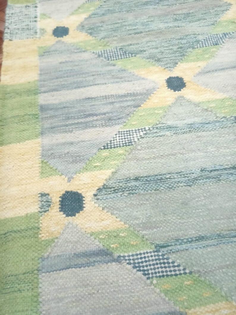 Home Goods Rugs Green Swedish Scandinavian Very High Demand Hand Woven Home goods rugs green swedish scandinavian very high demand hand woven