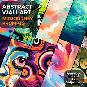 Avisos de arte abstrata de parede no meio da jornada, avisos de pôster no meio da jornada, avisos de ilustração abstrata, avisos de IA de alta qualidade, arte abstrata de IA