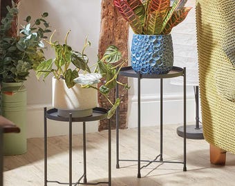 Duo Pot Sands 37 and 27 cm Metal Outdoor Indoor Display Stands
