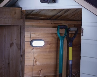 Luz solar de 50 lúmenes, iluminación superbrillante con cordón