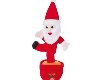 Dancing Talkback Santa Christmas Decoration Singing Premier 32cm B/O MB241682