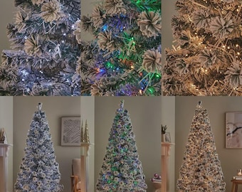 Christmas Tree Lights Bright LED Ice White, Warm White or Multicoloured 1500, 1000, 750 or 500 Lights
