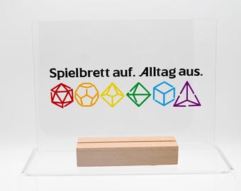 Game board open. Everyday life shut out. - The beginning of epic adventures! The statement piece & the perfect decoration for your board game shelf. Game Board Studio