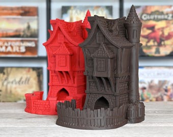 The Tavern – Unique Dice Tower for Epic Adventures for board games, dnd, role play, pen & paper, dice lovers