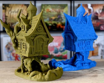 Enhance your game nights with the Baba Yaga Dice Tower - Perfect gift for RPG enthusiasts!