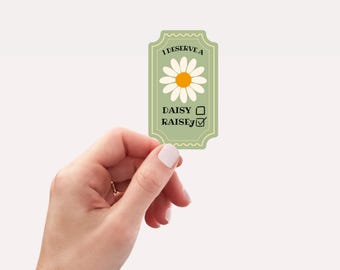 Funny Nurse Sticker, Raisey Sticker, Nurse Decal, Daisy Sticker, Snarky Nurse, Nurse Life, Nurse Award Sticker, Gift for Nurse