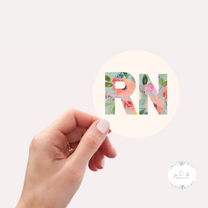 Nurse Sticker, Nursing Sticker, Stickers for Nurses, Gift for Nurse, RN Sticker, Laptop Sticker, Water Bottle Sticker, Registered Nurse