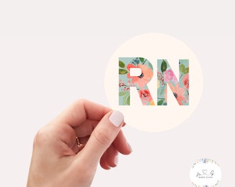 Nurse Sticker, Nursing Sticker, Stickers for Nurses, Gift for Nurse, RN Sticker, Laptop Sticker, Water Bottle Sticker, Registered Nurse