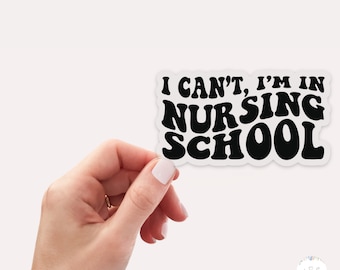 Nurse Sticker | Funny Nurse Sticker, Stickers for Nurses, Gift for Nurse, Nursing Student Sticker, ICU Nurse Sticker, Healthcare Stickers
