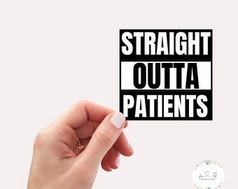 Nurse Sticker | Funny Nurse Sticker, Stickers for Nurses, Gift for Nurse, Nursing Student Sticker, ICU Nurse Sticker, Healthcare Stickers