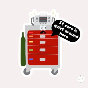 Nurse Sticker | Funny Nurse Sticker, Stickers for Nurses, Gift for Nurse, Nursing Student Sticker, ICU Nurse Sticker, Healthcare Stickers