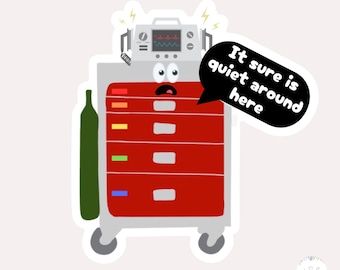 Nurse Sticker | Funny Nurse Sticker, Stickers for Nurses, Gift for Nurse, Nursing Student Sticker, ICU Nurse Sticker, Healthcare Stickers