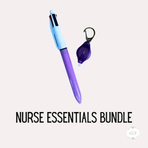 Nurse Essentials Bundle | ICU Nurse Essentials, Badge Flashlight, Nursing Pen, ICU Nurse, Nursing Badge, Bedside Nurse Essentials, New Grad