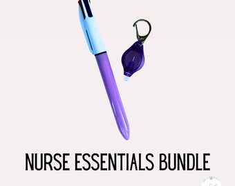 Lot de produits essentiels pour les infirmières | Essentiels d'infirmière de soins intensifs, badge lampe de poche, stylo de soins infirmiers, infirmière de soins intensifs, badge de soins infirmiers, indispensables d'infirmière de chevet, nouvelle diplômée