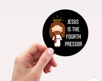 4th Pressor Nurse Sticker | Funny Nurse Sticker, Stickers for Nurses, Gift for Nurse, Nursing Student Sticker, ICU Nurse Sticker, ER Nurse