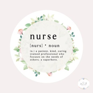 Nurse Sticker | Nursing Stickers, Sticker for Nurses, Water Bottle Sticker, Stickers for Nurses, Gift for Nurse, Nurses Week, Gift for Her