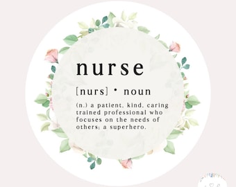 Nurse Sticker | Nursing Stickers, Sticker for Nurses, Water Bottle Sticker, Stickers for Nurses, Gift for Nurse, Nurses Week, Gift for Her