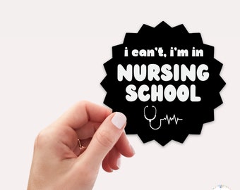 Nurse Sticker | Funny Nurse Sticker, Stickers for Nurses, Gift for Nurse, Nursing Student Sticker, ICU Nurse Sticker, Healthcare Stickers