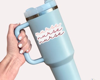 Nurse Sticker | Stickers for Nurses, Gift for Nurse, Nursing Student Sticker, Stickers, Healthcare Stickers, Water Bottle Sticker