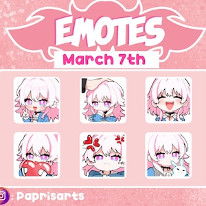 Honkai Star Rail Emotes - March 7th [PACK]