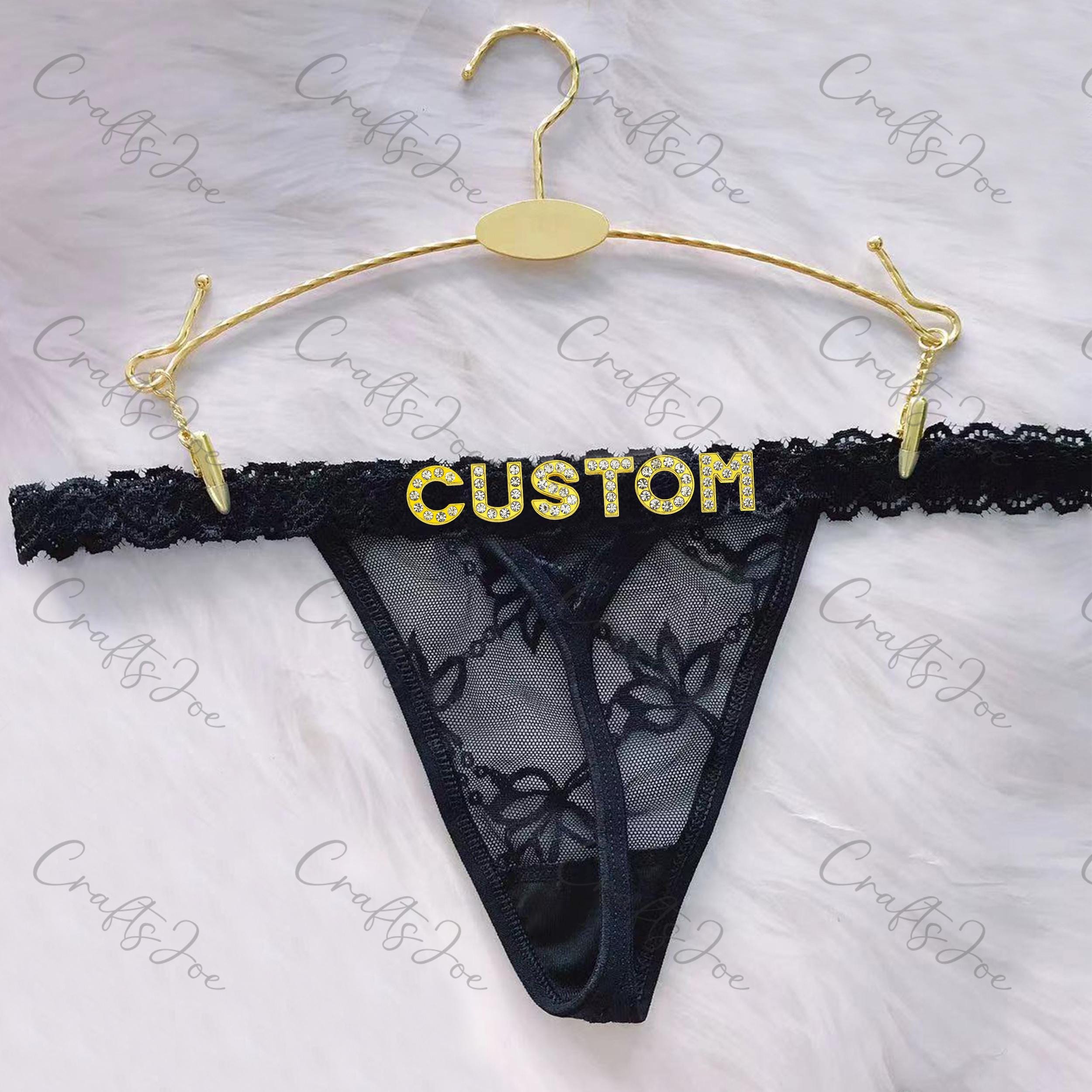 Custom Name Thong G-strings, Personalized Thong With Ur Name, Custom Thong Bikini, Couple Gift, Gift For Wife, Monther's Day Gift