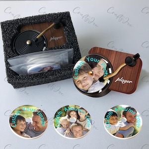 Autoluchtverfrisser,aangepaste autoluchtverfrisser met jouw foto,gepersonaliseerde kerstcadeaus,aangepaste platenspeler autoluchtverfrisser