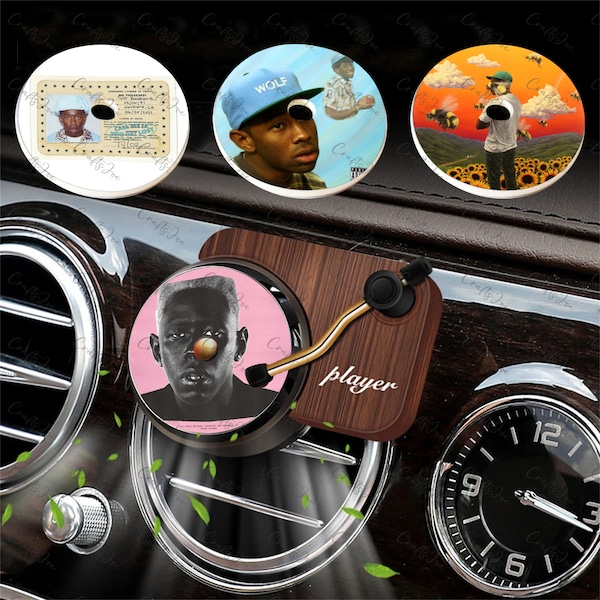 Car Air Freshener,Customized Car Air Freshener With Your Photo,Personalized Christmas Gifts,Custom Record Player Car Air Freshener