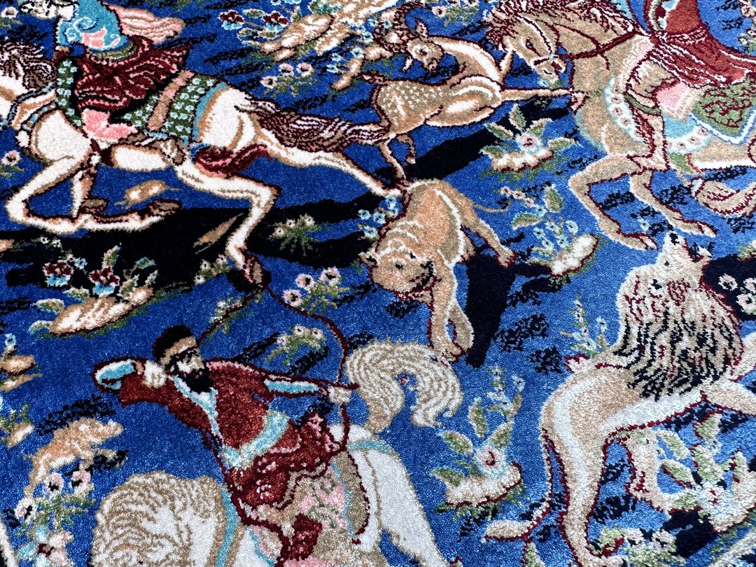 Housewarming Gift Silk Rug, Small Size Silk Rug, 2x3 Silk Rug, High