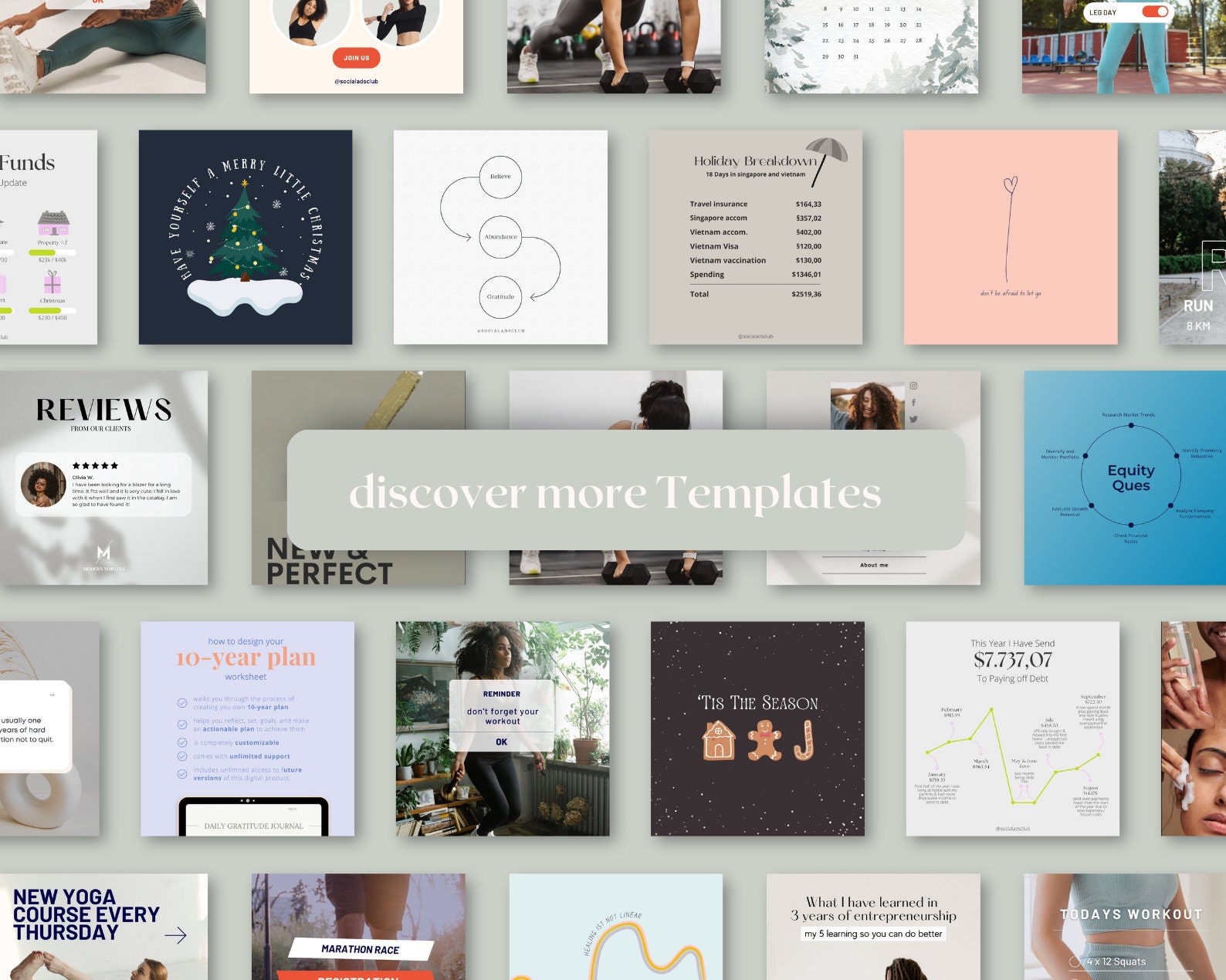 270+ Bundle Bookstagram Templates for Canva Reading Wrap up Template