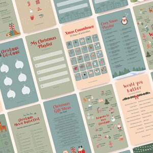 Christmas Story Instagram Templates for Canva PRO | 40 Xmas Story Templates | Happy Holidays Instagram Story | WINTER Instagram Story