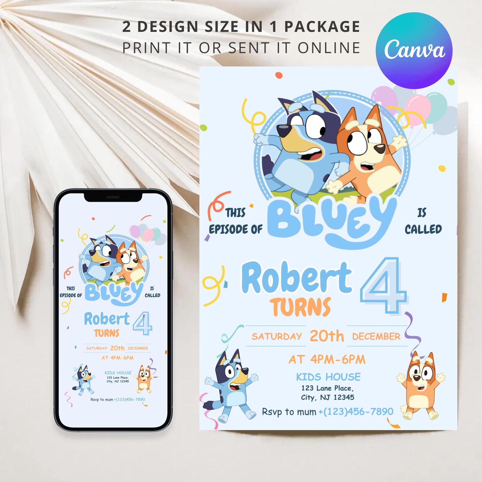Bingo Birthday Invite