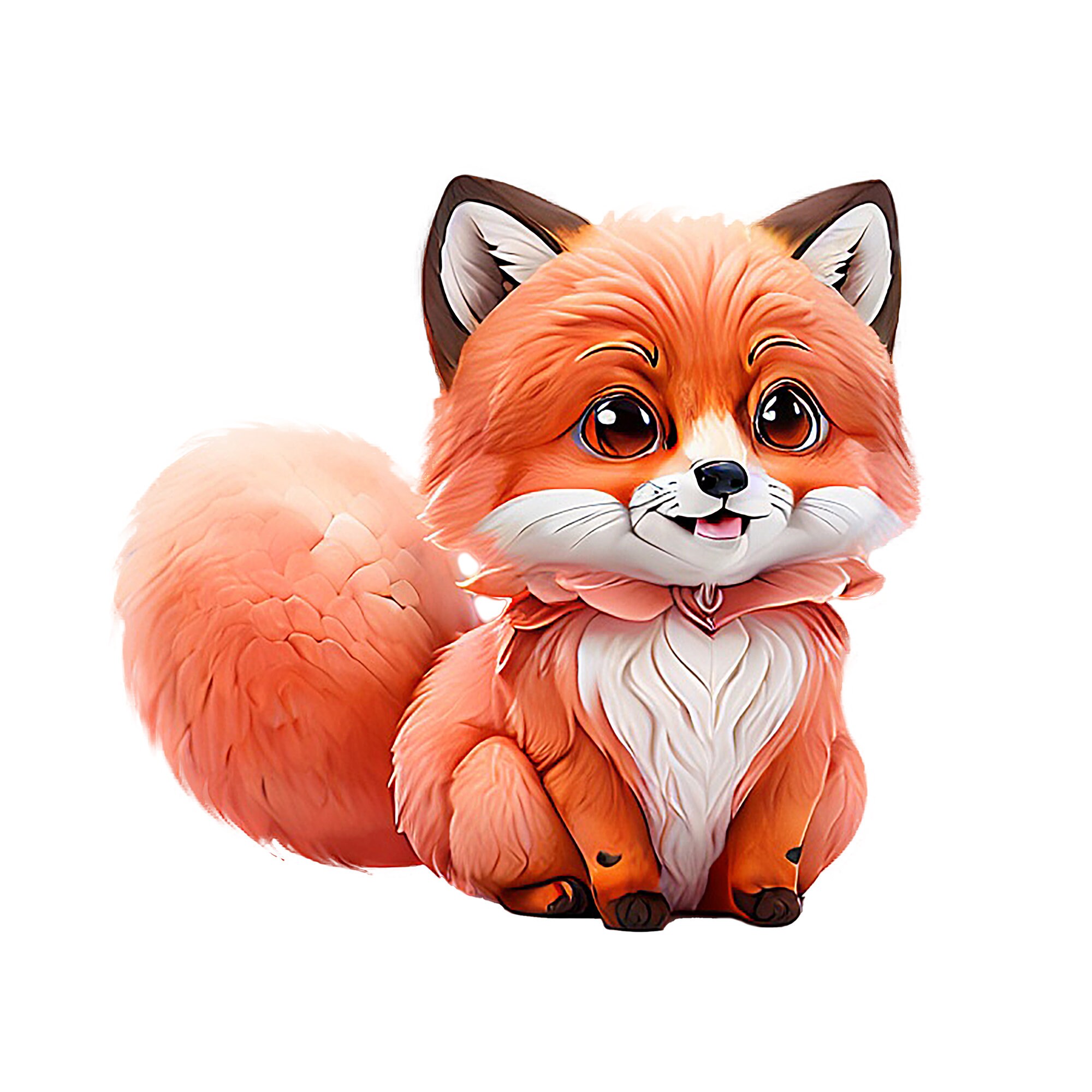 Fox Baby Clipart Baby Fox Clipart Cute Fox Clipart Fox - Etsy