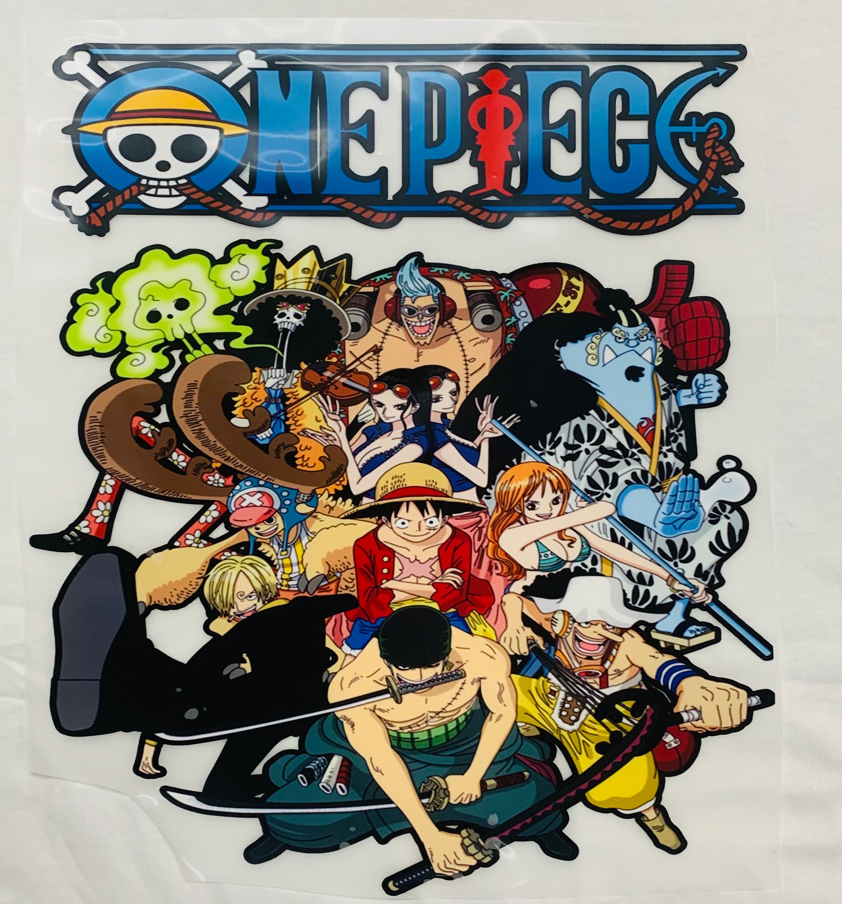 One Piece Birthday Shirt Iron on Transfer